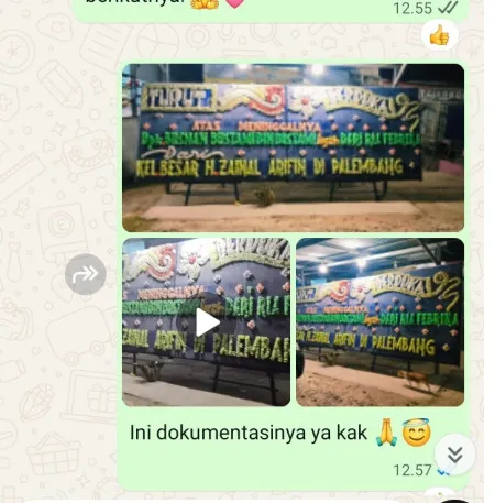 Pengiriman Papan Bunga Duka Serua Indah Ciputat